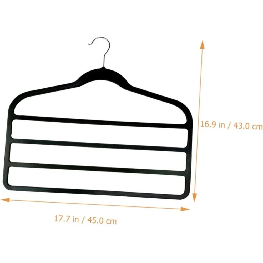 Three Non-Slip Multi-Layer Pants Hanger